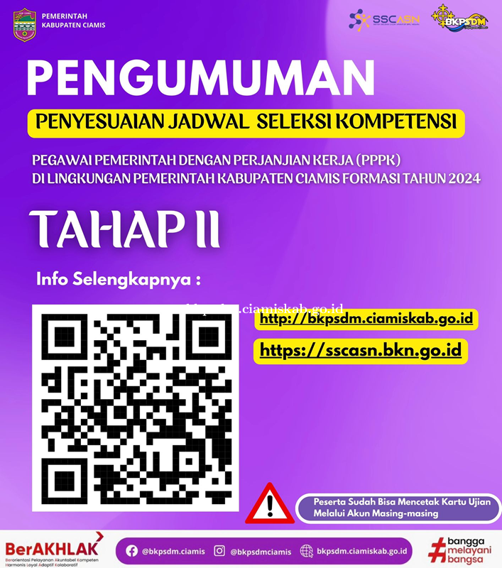 PENYESUAIAN JADWAL SELEKSI KOMPETENSI PPPK
